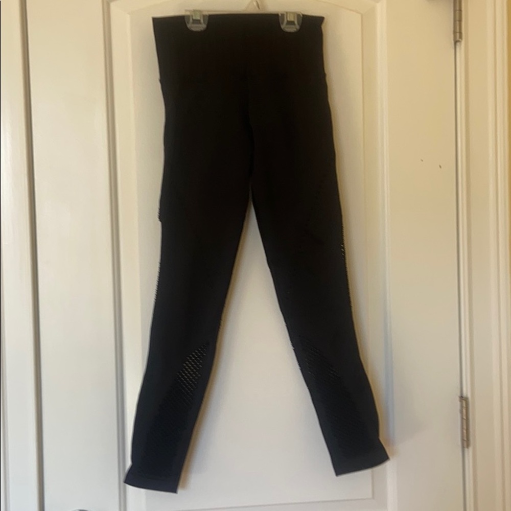 Athleta Black Cutout Leggings Sz XS